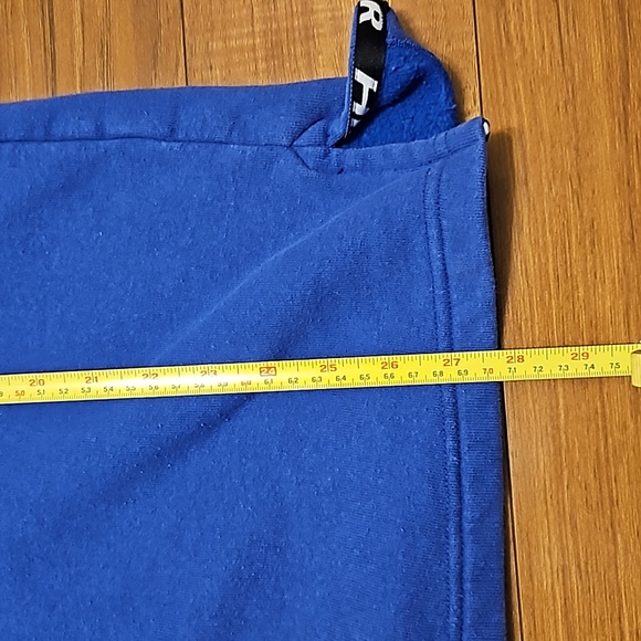 Vintage Tommy Hilfiger Sweatshirt Blue  Striped Sleeves Made In Canada Large - Picture 5 of 7